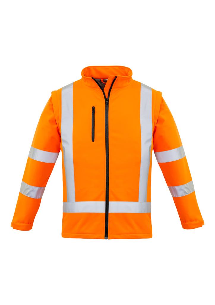 [9401042646101] ZJ770 - Womens Hi Vis NSW Rail X Back 2 In 1 Softshell Jacket (XXS)