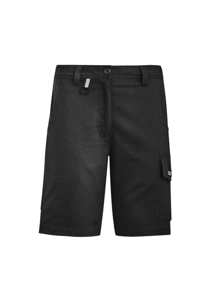 [9401042551764] ZS704 - Womens Rugged Cooling Vented Short (4, Black)