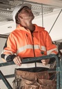 ZT486 - Unisex Hi Vis Full Zip Stretch Taped Hoodie
