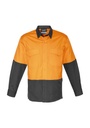 ZW128 - Mens Rugged Cooling Hi Vis Long Sleeve Shirt