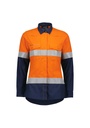 ZW170 - Womens Orange Flame Lightweight Ripstop Taped Shirt