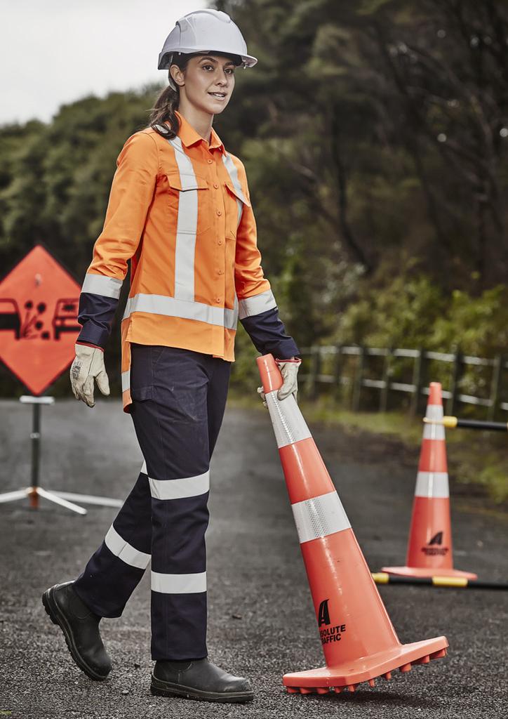 [9401042478023] ZW730 - Womens TTMC-W23 Drill Work Shirt (8)