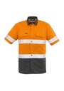ZW835 - Mens Rugged Cooling Hi Vis Taped Short Sleeve Shirt