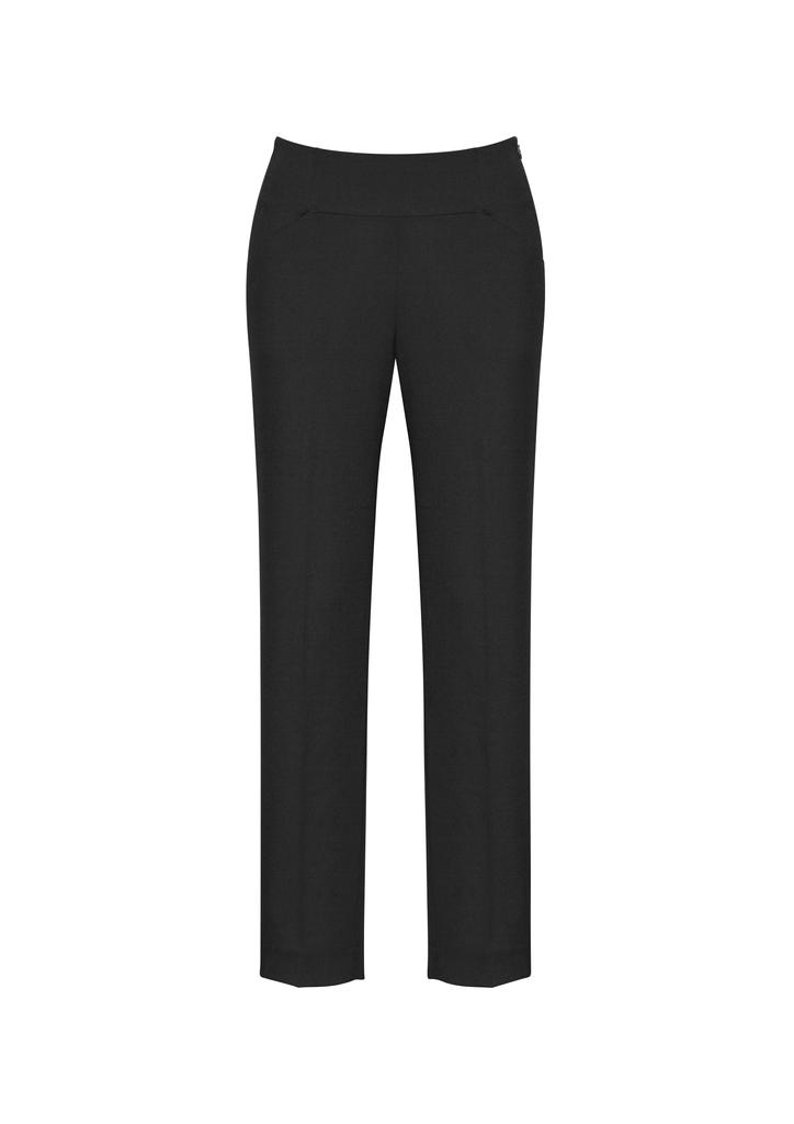 [9401042385499] 10121 - Womens Cool Stretch Bandless Slim Leg Pant (4, Black)