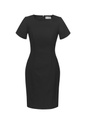 34012 - Womens Comfort Wool Stretch Short Sleeve Shift Dress