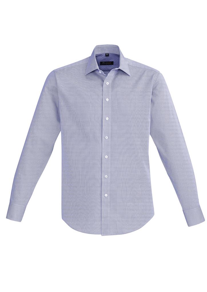 [9401042289131] 40320 - Mens Hudson Long Sleeve Shirt (XS, Patriot Blue)