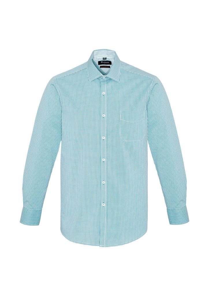 [9401042341648] 42520 - Mens Newport Long Sleeve Shirt (XS, French Navy)