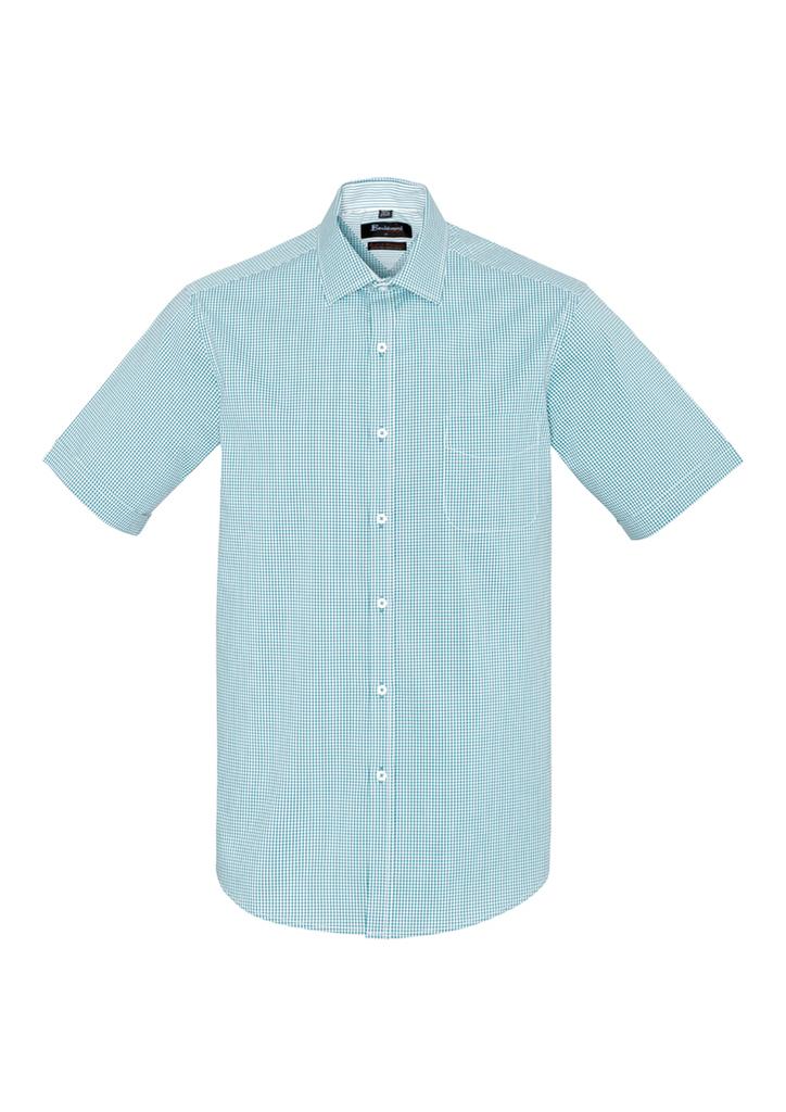[9401042341914] 42522 - Mens Newport Short Sleeve Shirt (XS, French Navy)