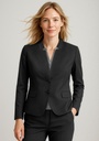 64013 - Womens Comfort Wool Stretch Short Jacket with Reverse Lapel
