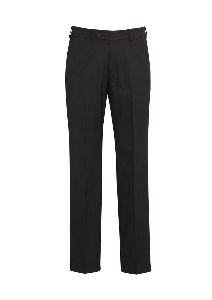 [9401042153005] 70112S - Mens Cool Stretch Flat Front Pant (Stout) (107, Black)