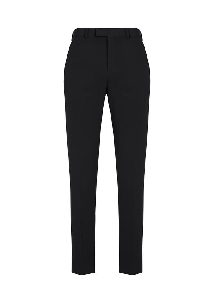 [9401042458681] 70716R - Mens Siena Slim Fit Flat Front Pant (Regular) (72R, Black)