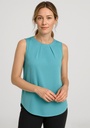 RB973LN - Womens Estelle Sleeveless Pleat Detail Blouse