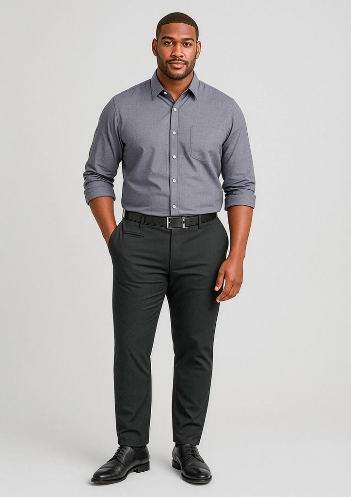 [9401042656063] RGP264M - Mens Traveller Modern Stretch Chino Pant (72, Black)