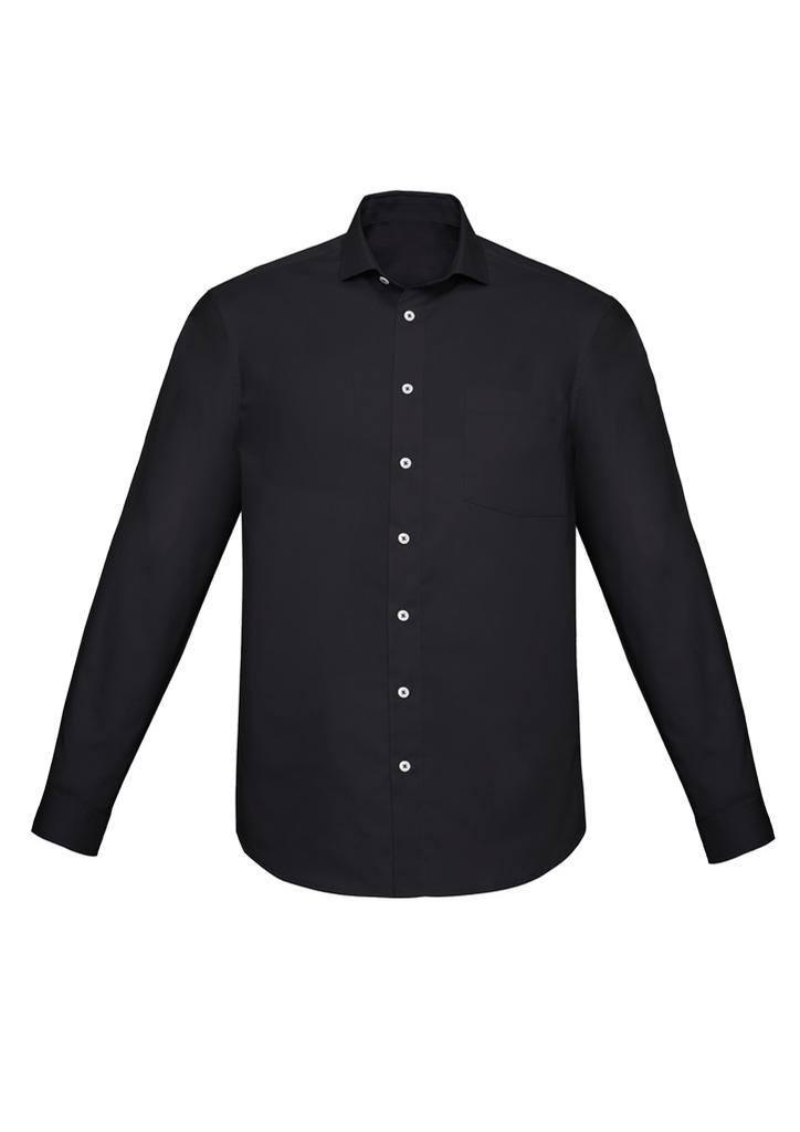 [9401042520937] RS968ML - Mens Charlie Classic Fit Long Sleeve Shirt (S, Black)