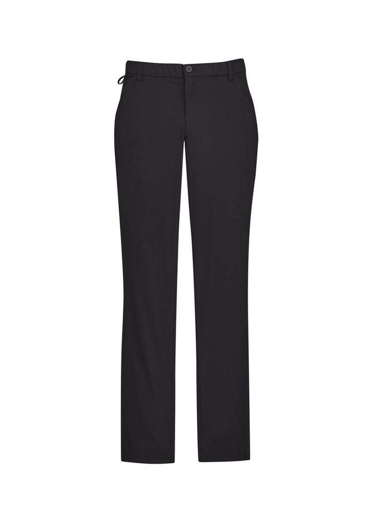 [9401042504890] CL958ML - Mens Comfort Waist Flat Front Pant (72R, Black)