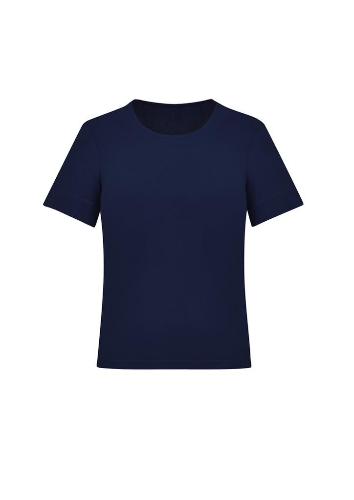 [9401042558206] CS952LS - Womens Marley Short Sleeve Jersey Top (XXS, Black)