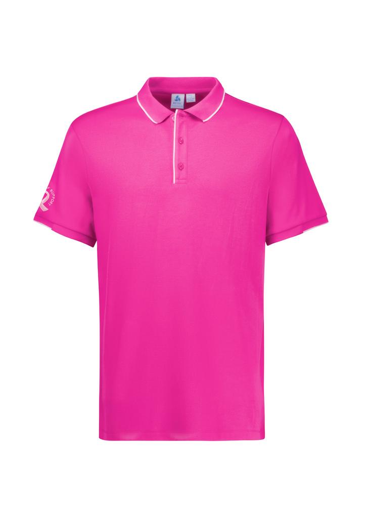 [9401042670243] CST313MS - Mens Pink Short Sleeve Polo (XS)