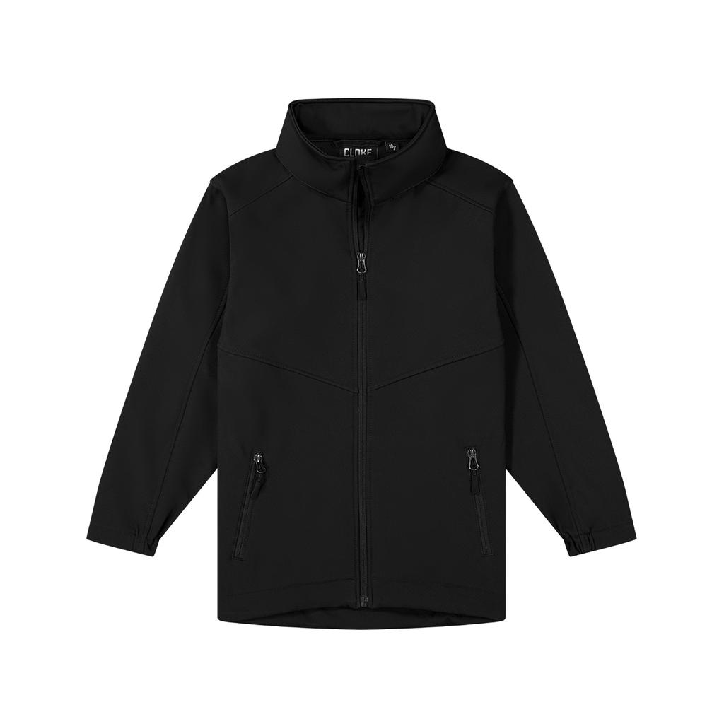 [AJK-BK-4] AJK - Aspiring Softshell Jacket - Kids (4, Black)