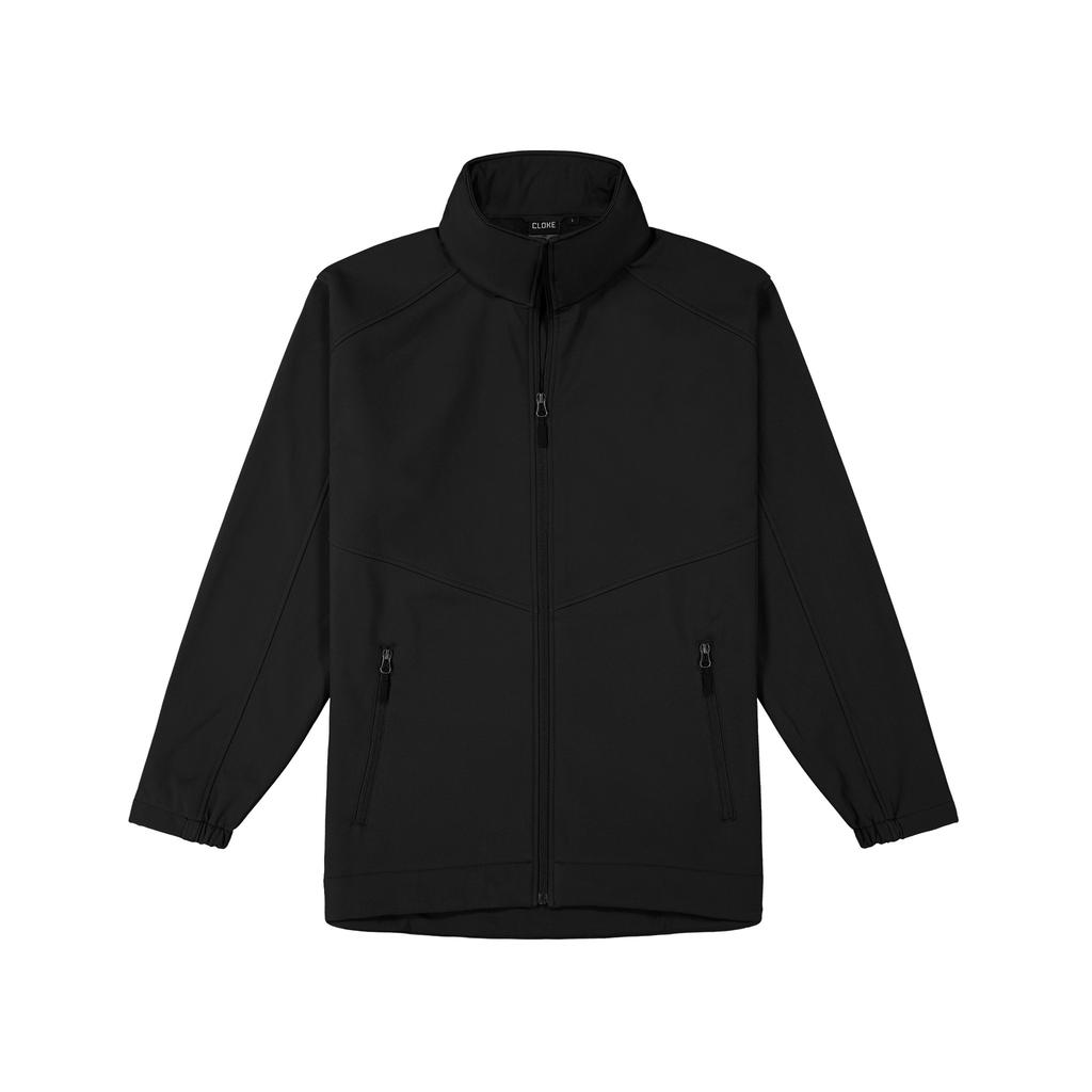 [AJM-BK-S] AJM - Aspiring Softshell Jacket - Mens (S, Black)