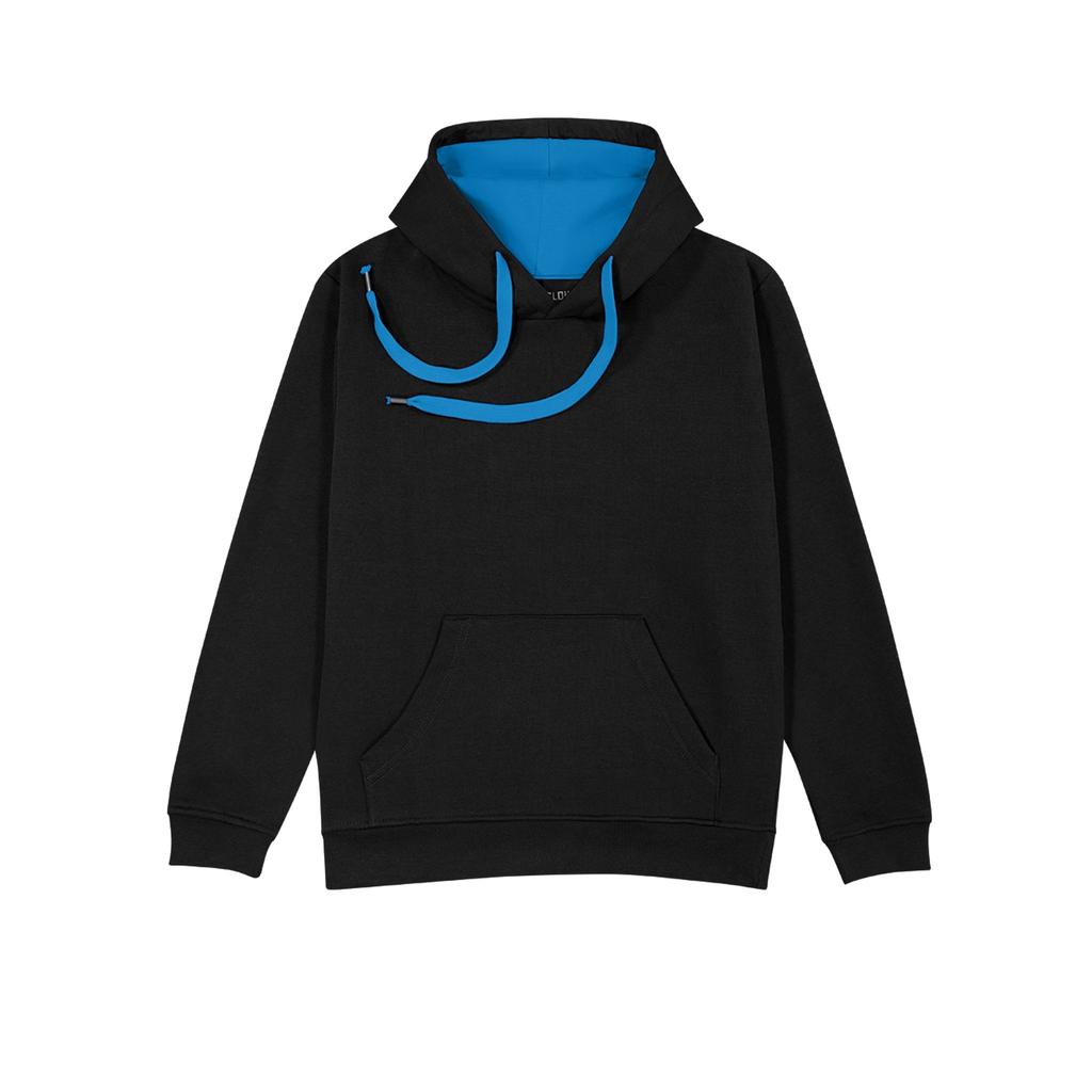 [CHDK-BKAQ-6] CHDK - Got Colour Hoodie - Kids (6, Black/Aqua)