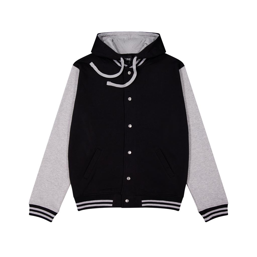 [HLM-BK-XXS] HLM - Hooded Letterman (XXS)