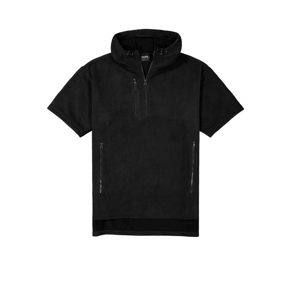 [HWFS-BK-XS] HWFS - Short Sleeved - Hauroko Windproof Fleece (XS, Black)