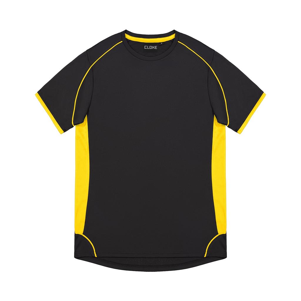 [MPTK-BG-6] MPTK - Matchpace T-Shirt - Kids (6, Black/Gold)