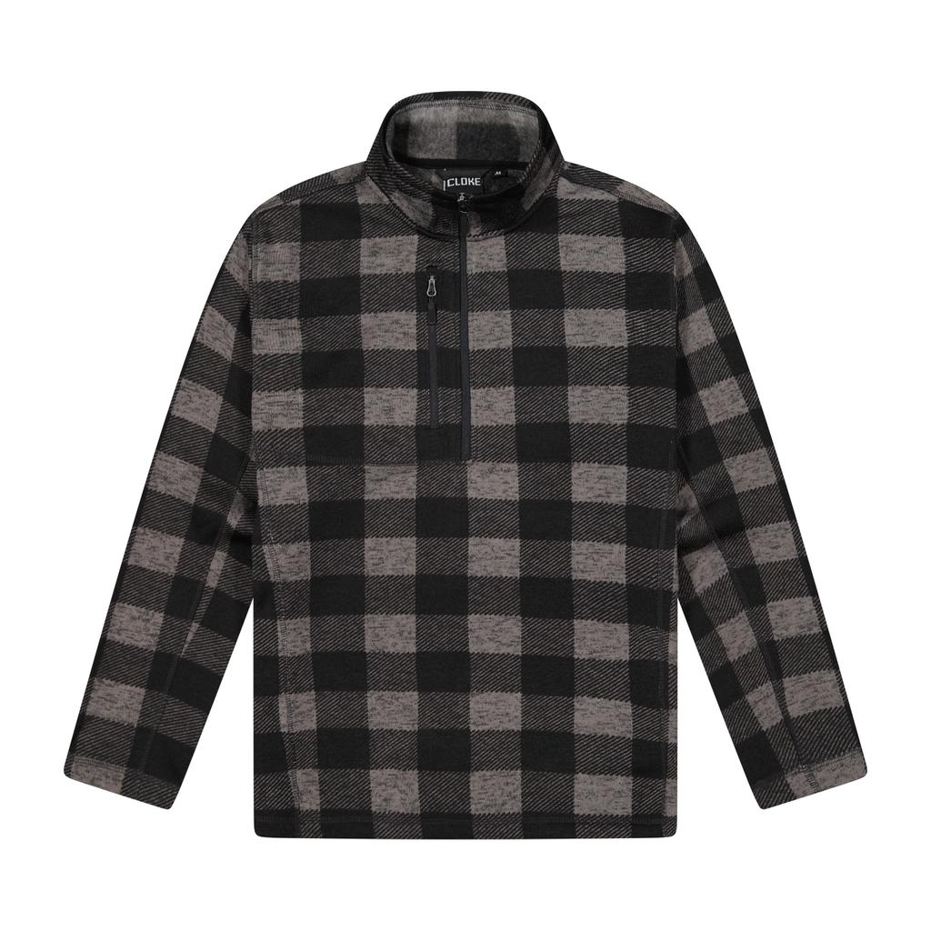 [OKF-CC-XS] OKF - Okarito Half Zip Fleece (XS, Charcoal)