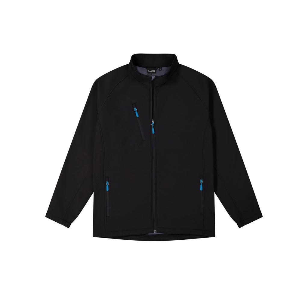 [SJMZ-BKAQ-S] SJMZ - Mens PRO2 - Contrast Zip pulls (S, Black/Aqua)