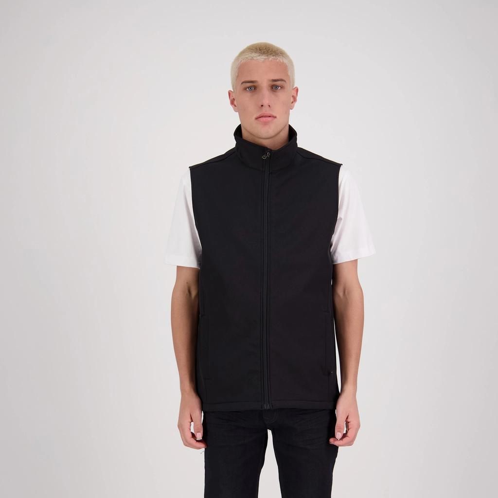 [SVA-BK-S] SVA - Balfour Softshell Vest - Mens (S, Black)
