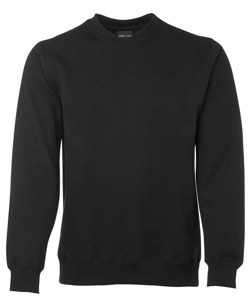 [3FSVB8] 3FSV - JBs V Neck Fleecy Sweat (2XS, Black)