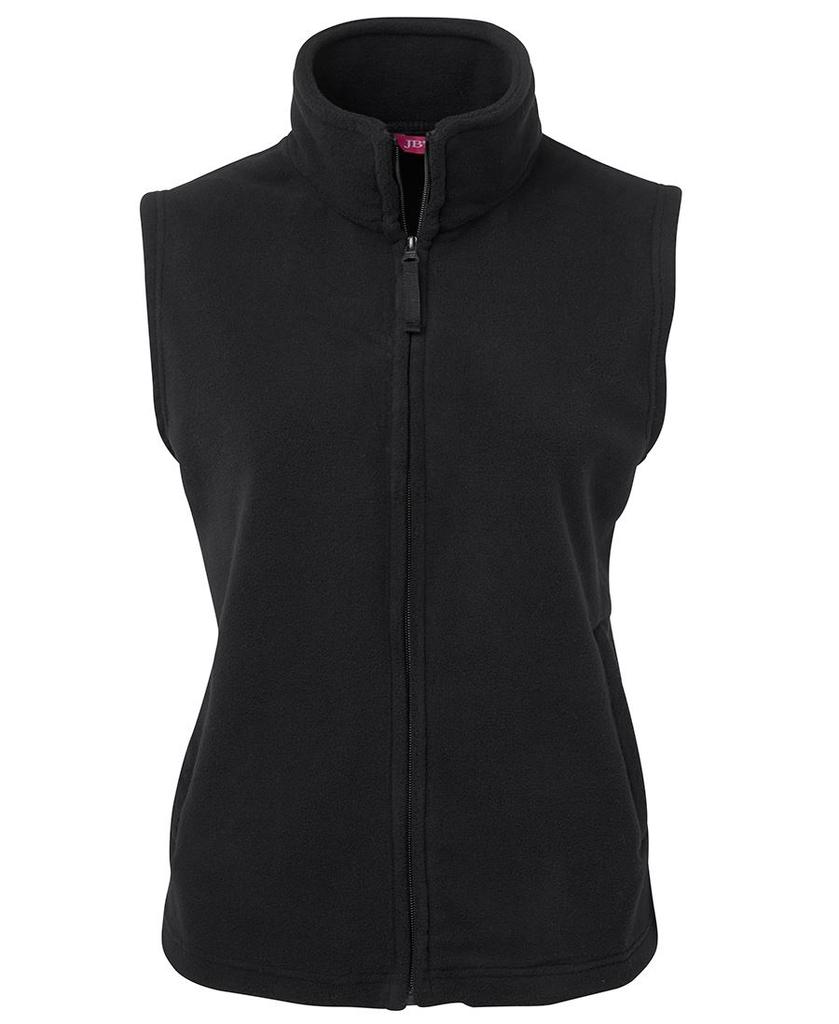 [3LVB08] 3LV - JBs Ladies Polar Vest (8, Black)