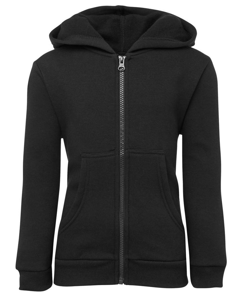 [3PZHB04] 3PZH - JBs Kids P/C Full Zip Hoodie (4, Black)