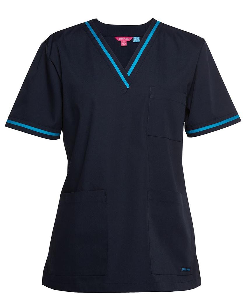 4SCT1 - JBs Contrast Unisex Scrubs Top