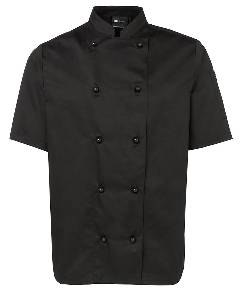 [5CJ2BA1] 5CJ2 - JBs S/S Chefs Jacket (2XS, Black)