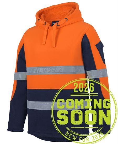 [6DLPENA1] 6DLP - JBs Hv D+N 450G Pull Over Shepherd Hoodie (2XS, Lime/Navy)