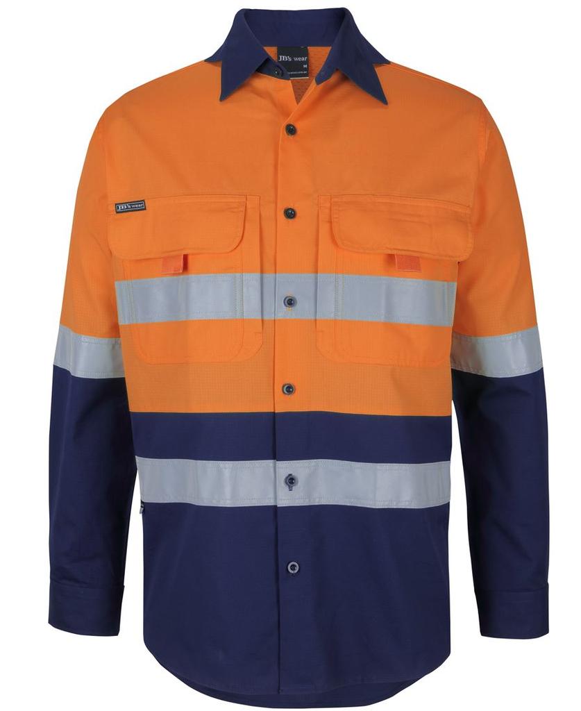 6DNRL - JBs Hv (D+N) L/S Ripstop Fishing Shirt