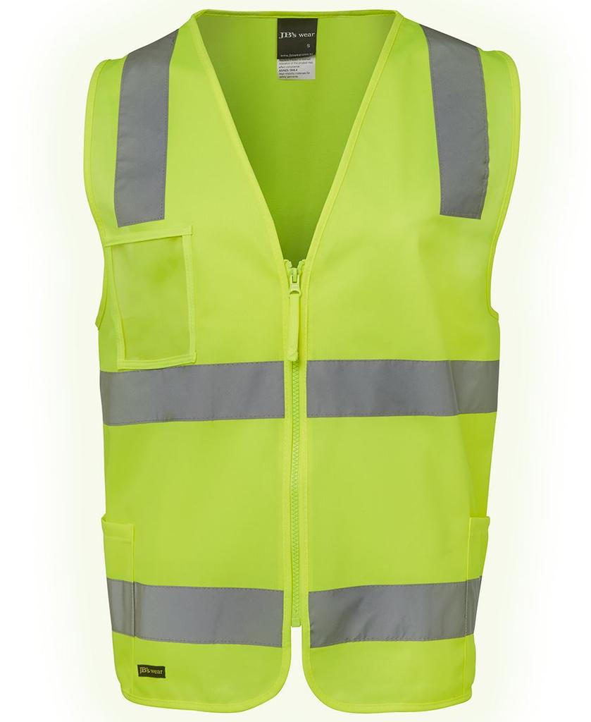 6DNSZ - JBs Hv (D+N) Zip Safety Vest