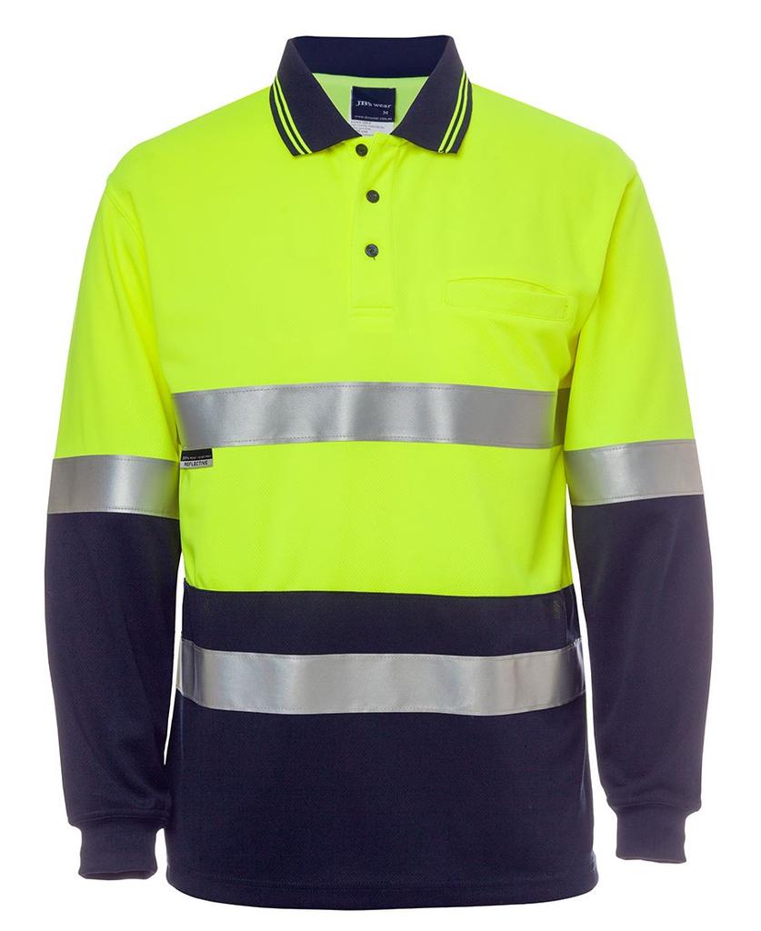 6HMCB - JBs Hv L/S (D+N) Cotton Back Polo
