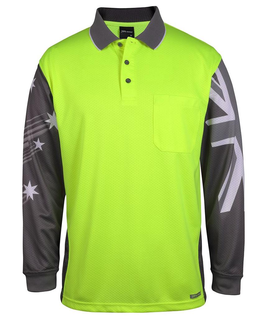 6HSCL - JBs Hv L/S Southern Cross Polo