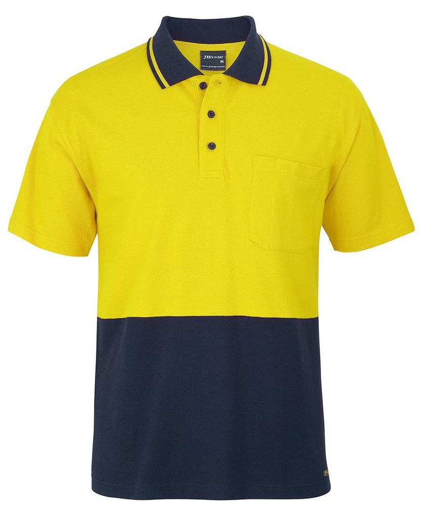 6HVQS - JBs Hv S/S Cotton Pique Trad Polo