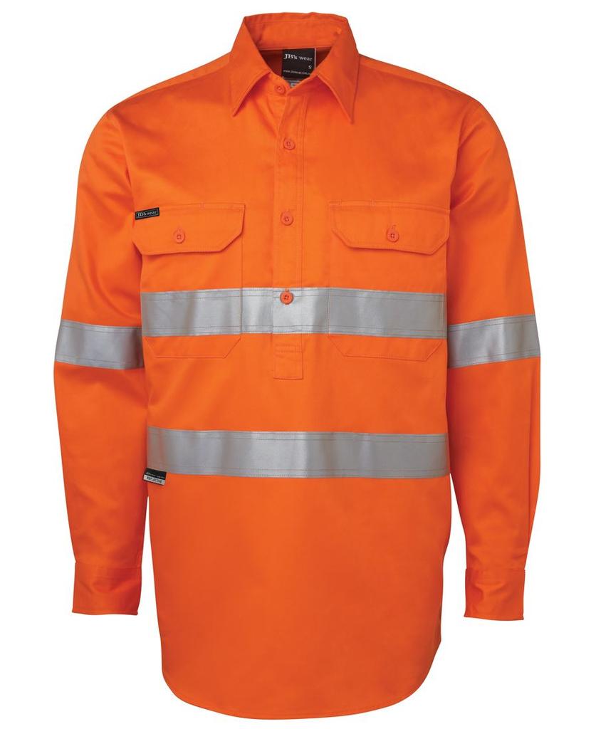 6HWCF - JBs Hv (D+N) Close Front L/S 190G Shirt