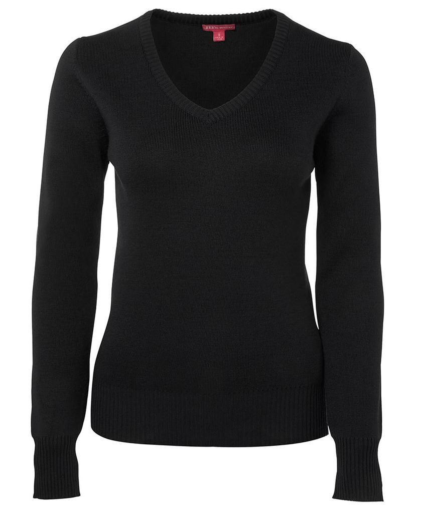 [6J1B08] 6J1 - JBs Ladies Knitted Jumper (8, Black)