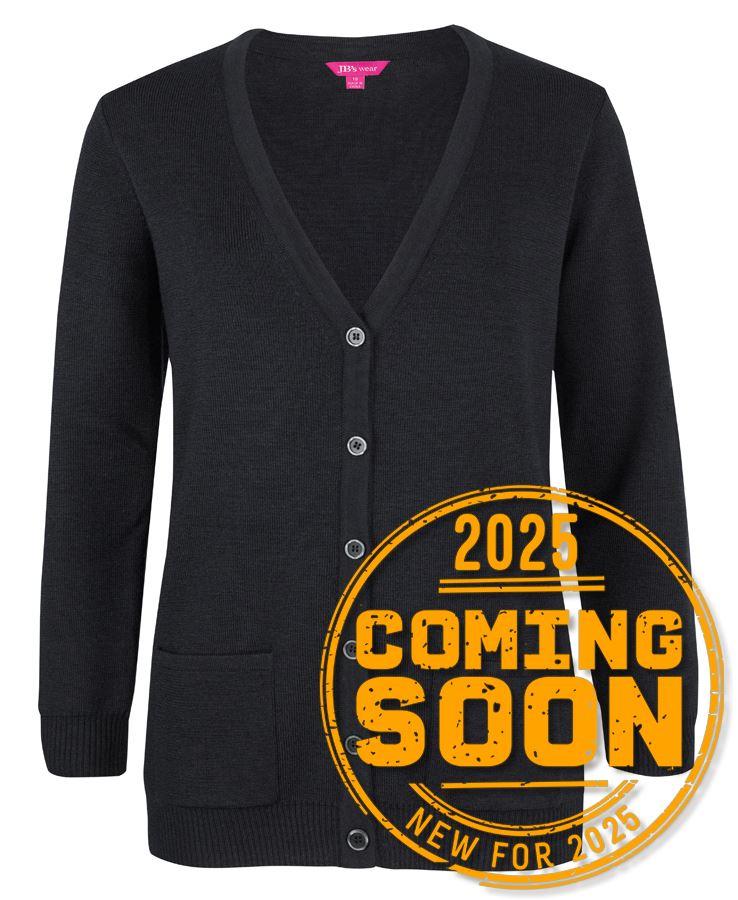 [6LCABX08] 6LCA - Anti-Bacterial Iso 20645 Cardigan (8, Black)