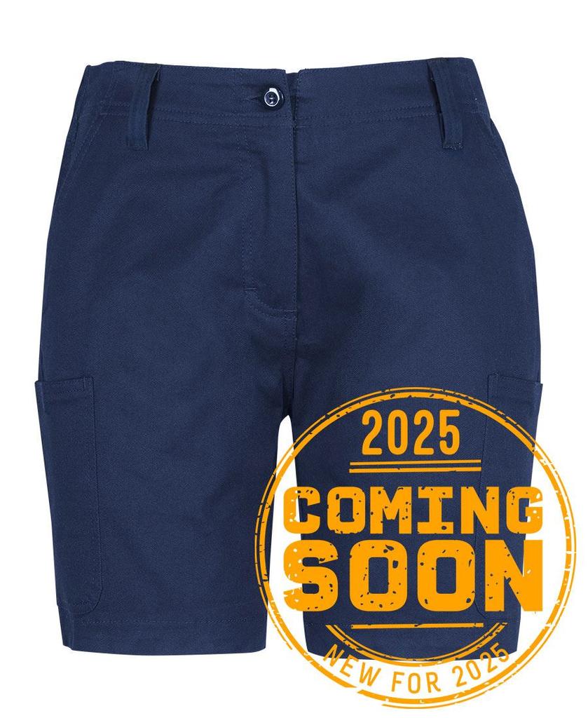 6MTS1 - JBs Ladies Multi Pocket Stretch Twill Short