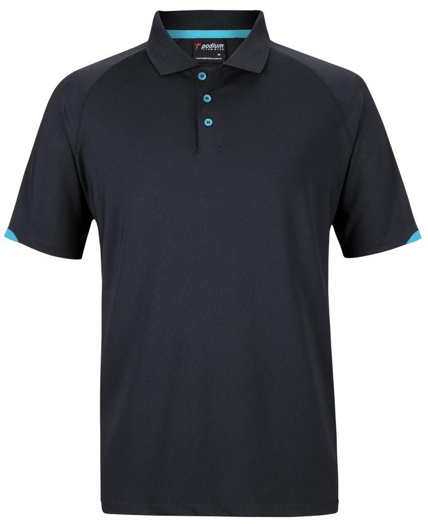 7STC - Podium Contrast Stretch Polo