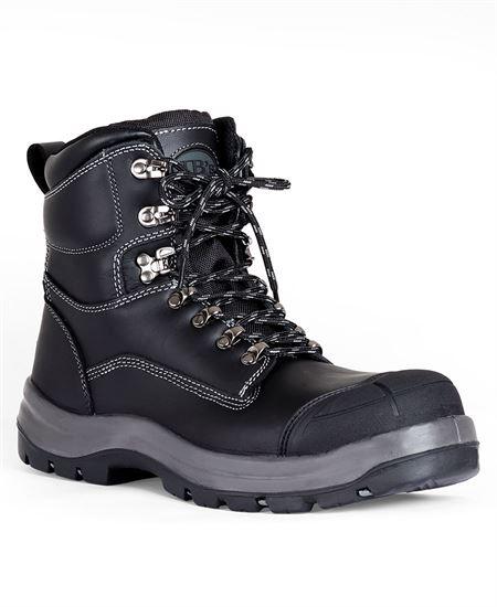 [9J3BXB1] 9J3 - JBs Roadtrain Puncture Resist Zip Safety Boot (3, Black)