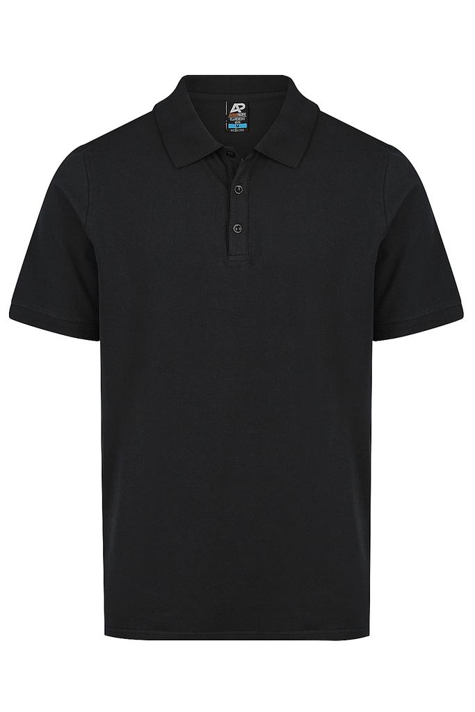 [1315022] 1315 - MENS CLAREMONT POLO (S, Black)