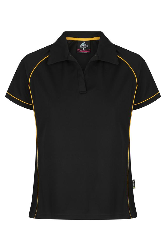 [231002060] 2310 - LADY ENDEAVOUR POLO (6, Black/Gold)