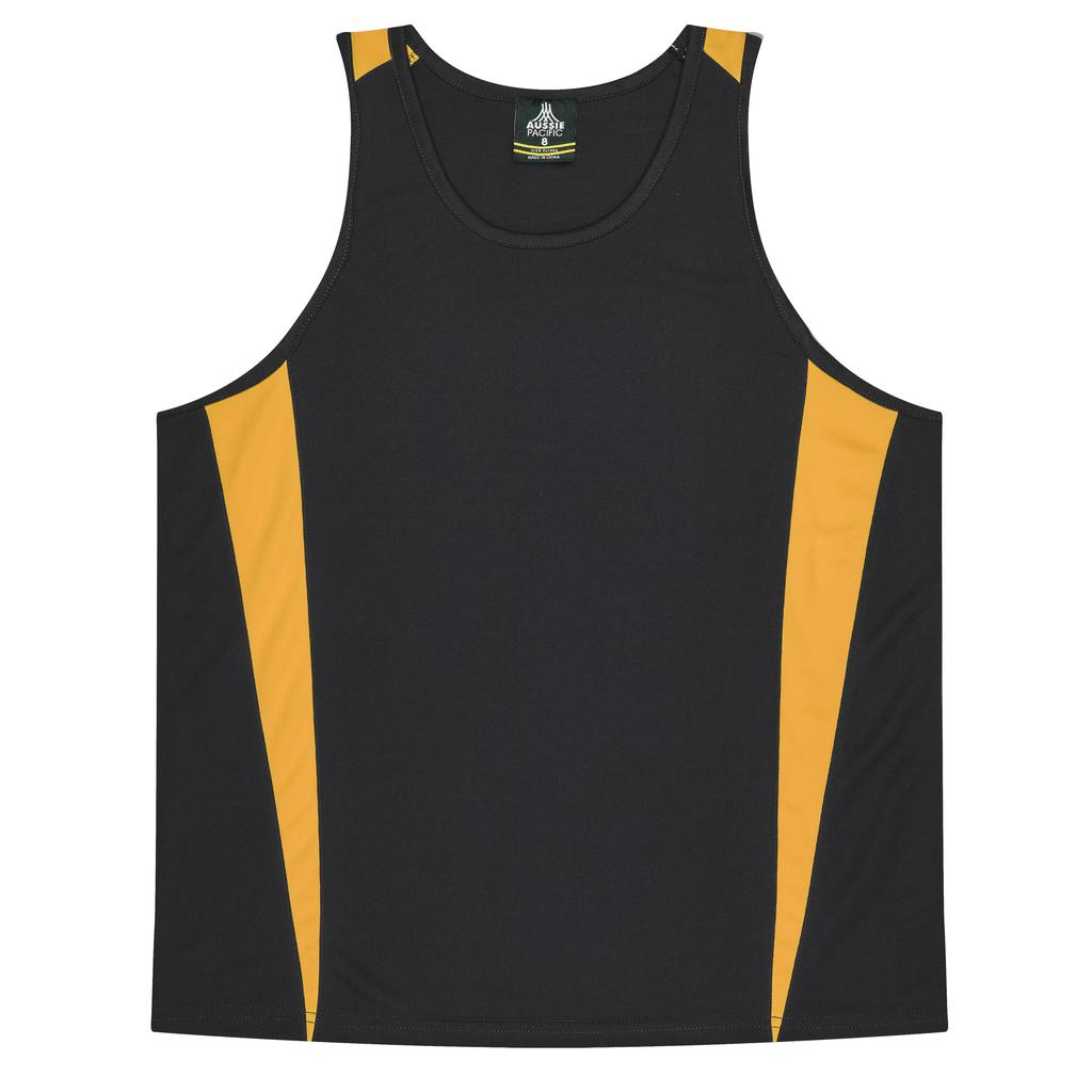 [310402062] 3104 - KIDS EUREKA SINGLET (6, Black/Gold)